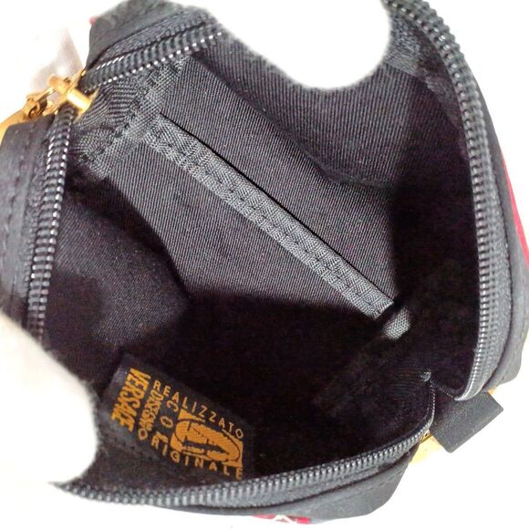 Versace (Authentic) Multi-Color Filigree Motif & Gold Accent Small Clutch Pouch - Picture 8 of 8